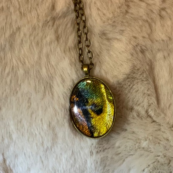 Women’s 2” Bronze Hand-painted Pendant - Picture 4 of 5